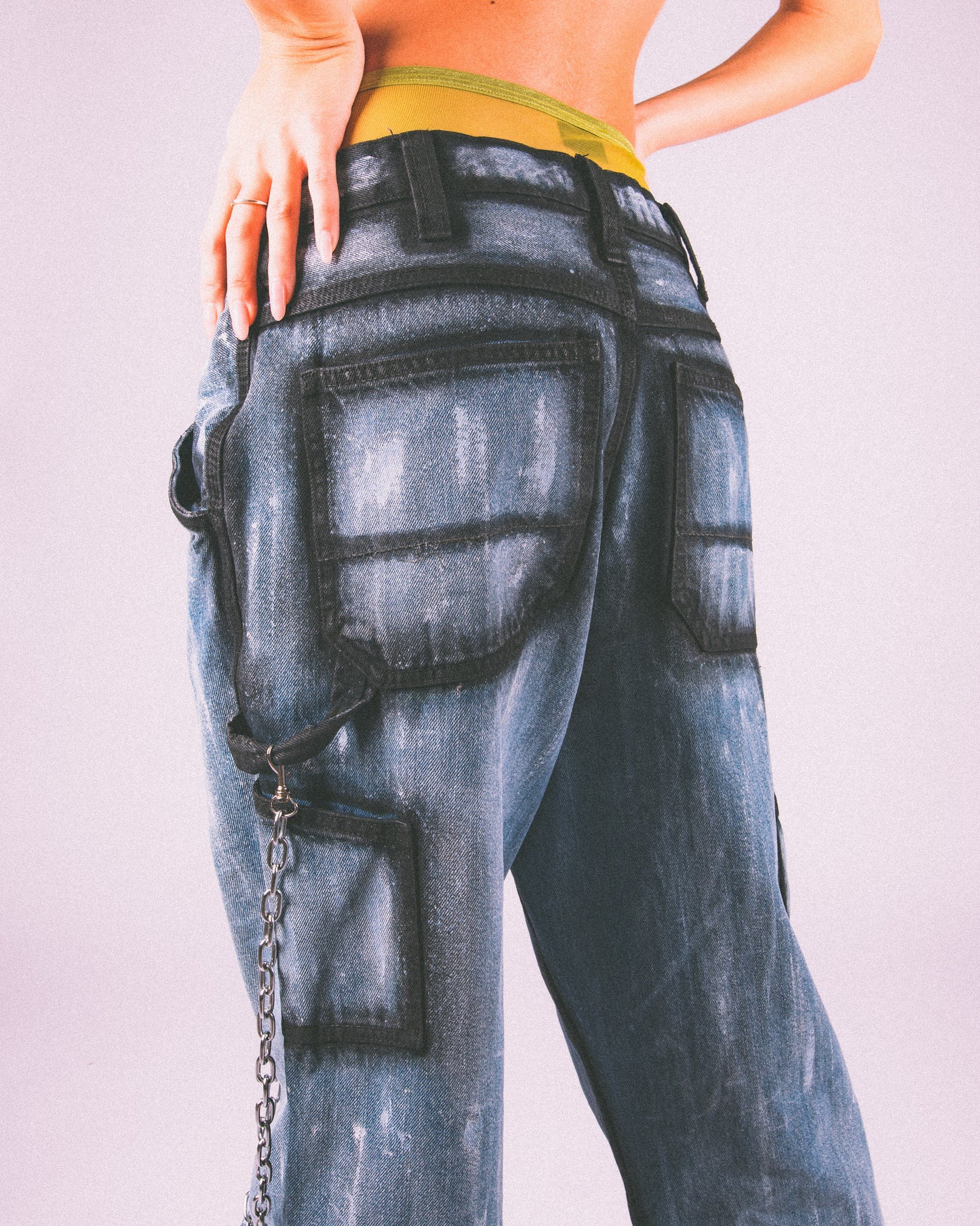 B&W Reworked Carpenter Pants