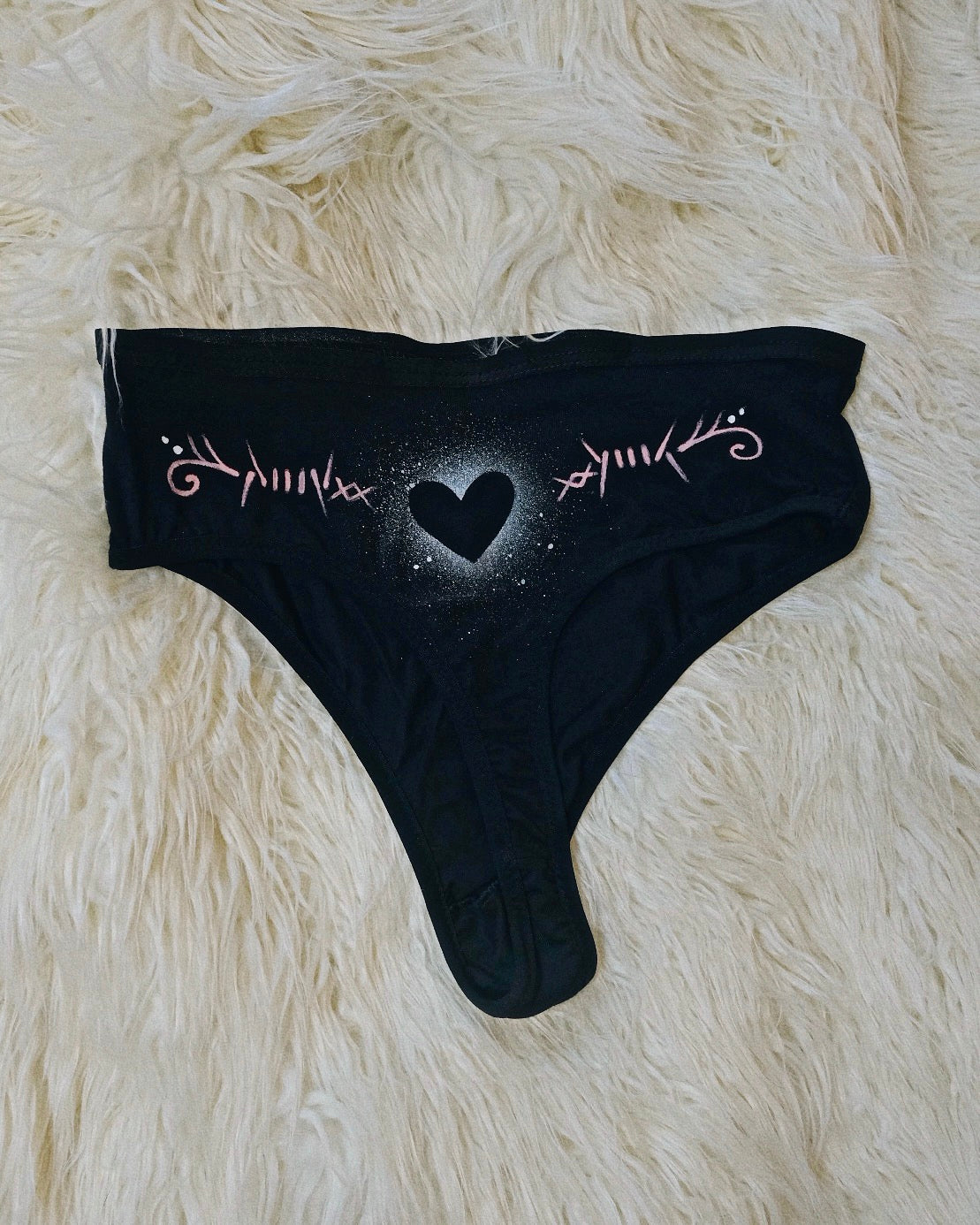 Tramp Stamp High-Waist Bamboo Thong