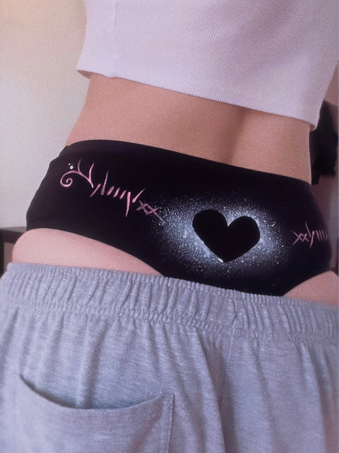 Tramp Stamp High-Waist Bamboo Thong