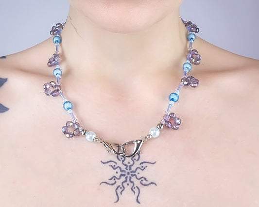 Blossoming Necklace (Blue)