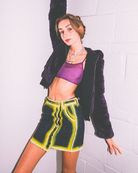 Neon Lights Reworked Skirt