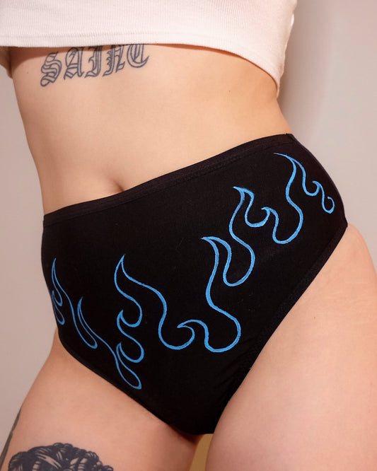 Flame High-Waist Bamboo Thong