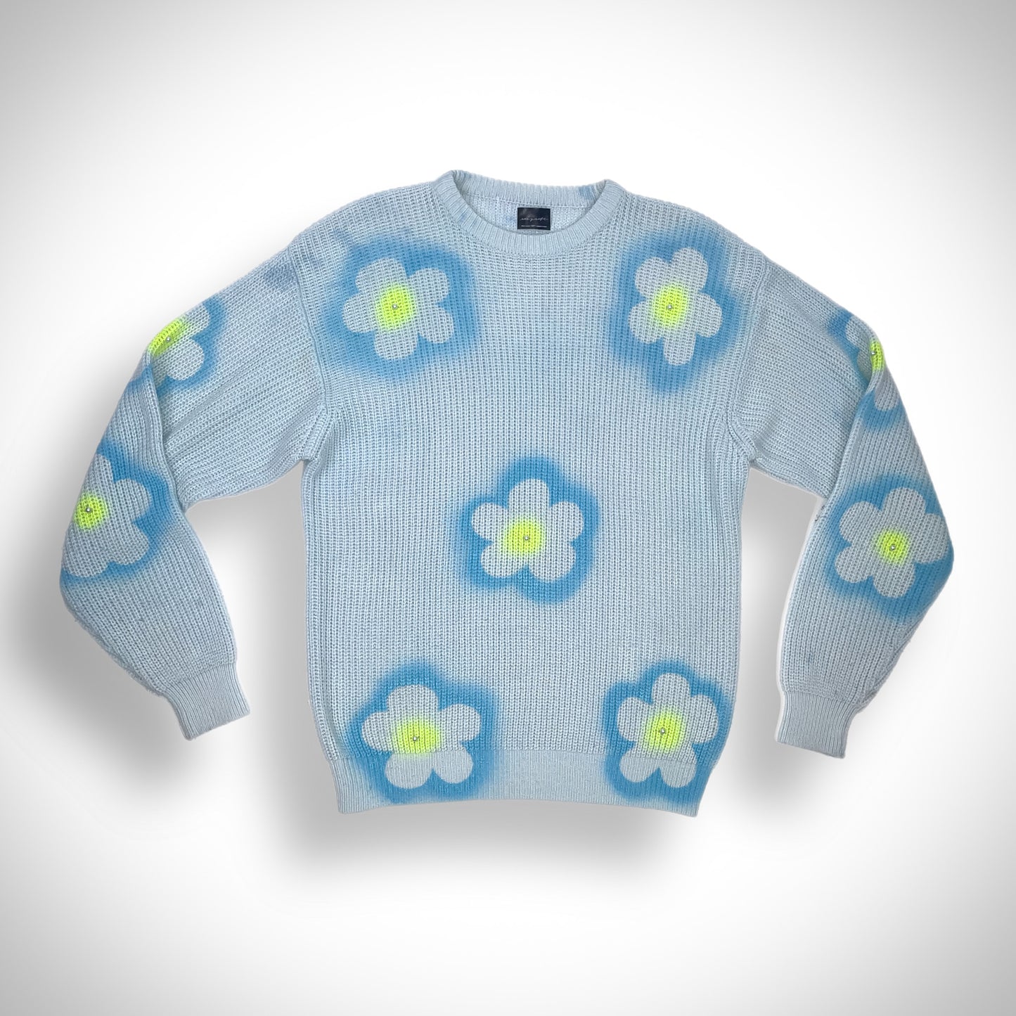 Something Blue Reworked Sweater
