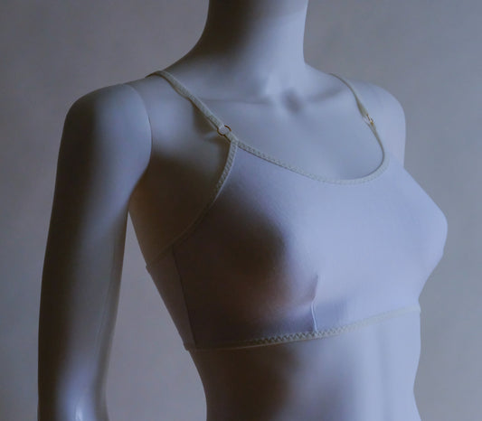 Bamboo Full Bralette (Snow)