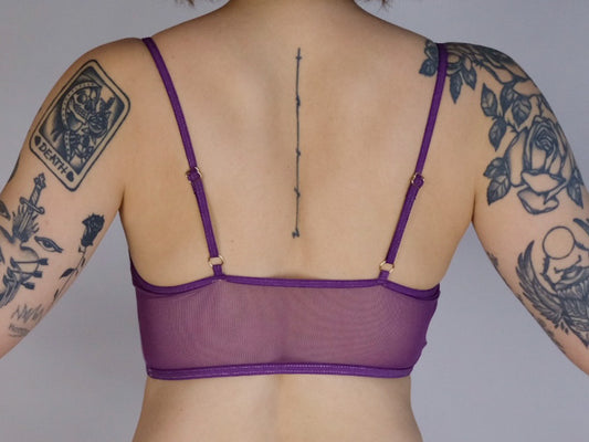 Salome Full Bralette (Plum)