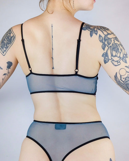 Iris Bralette (Midnight & Powder)